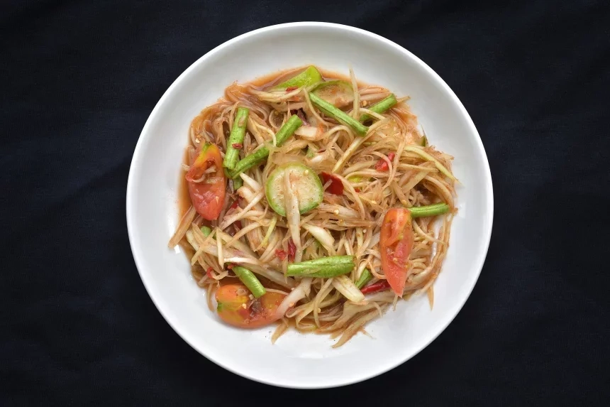 Recipe of Whole wheat noodle salad.