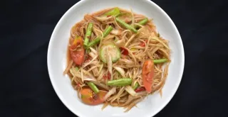 Recipe of Whole wheat noodle salad.