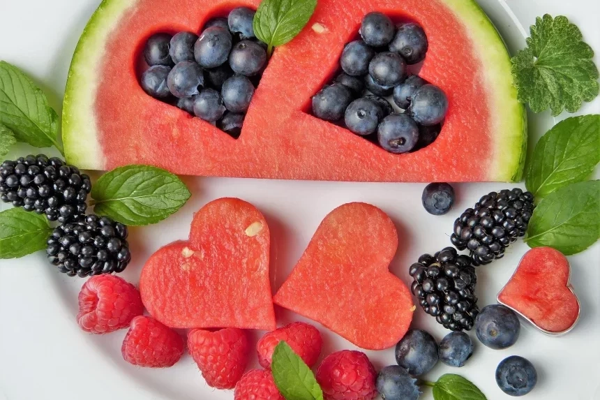 Recipe of Summer salad with watermelon