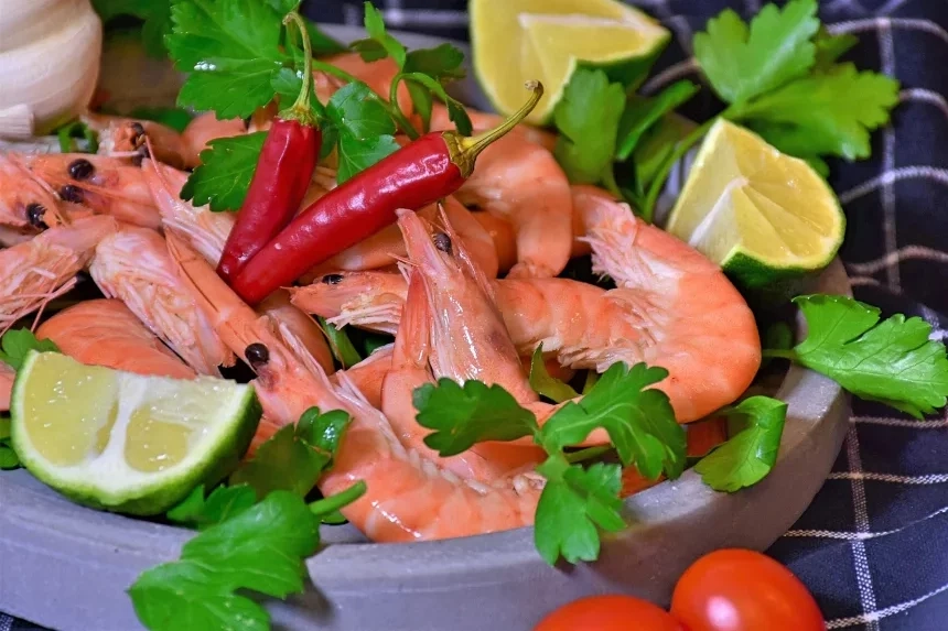 Recipe of Gourmet salad with prawns