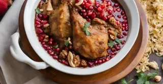 Recipe of Pomegranate Walnut Stew with Chicken