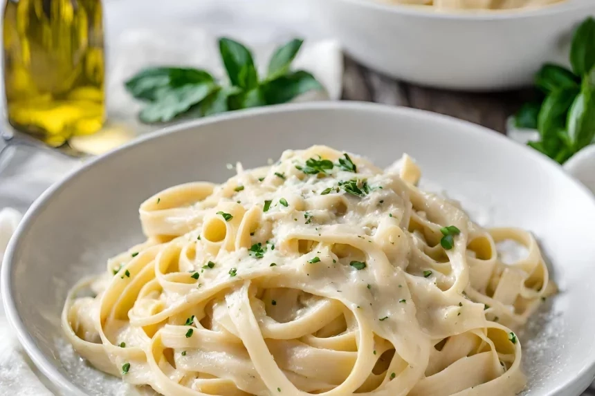 Receta de Fettuccine Alfredo