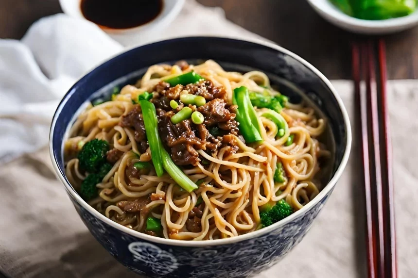 Receta de Fideos de Shanghái