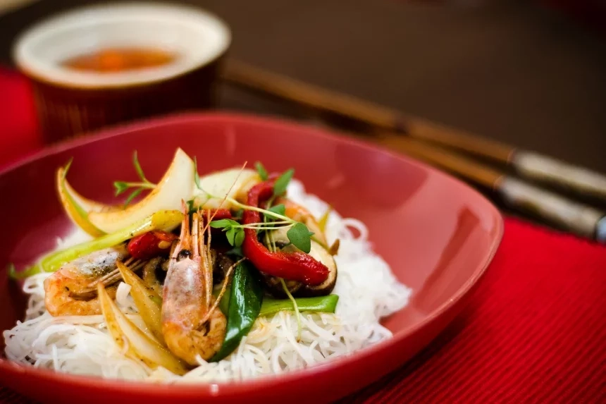 Receta de Fideuá con cangrejos.