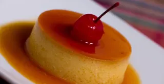 Receta de Flan de huevo al micro con caramelo