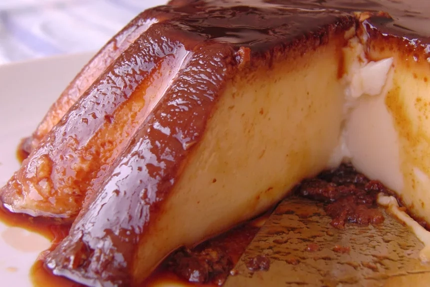 Recipe of Chocolate-flavored flan in La Mambo