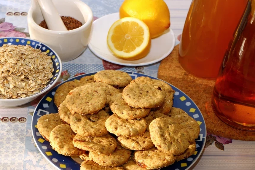 Receta de Galletas craqueladas veganas de chocolate.