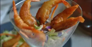 Receta de Gambas en gabardina