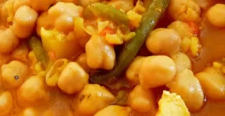 Recipe of Chickpeas with cod