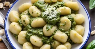 Recipe of Gnocchi with Pesto Sauce