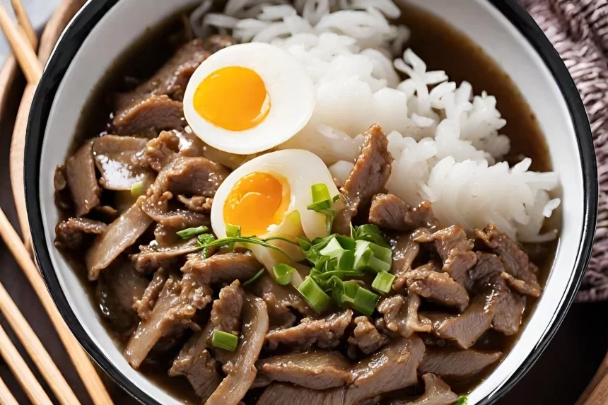 Receta de Gyudon