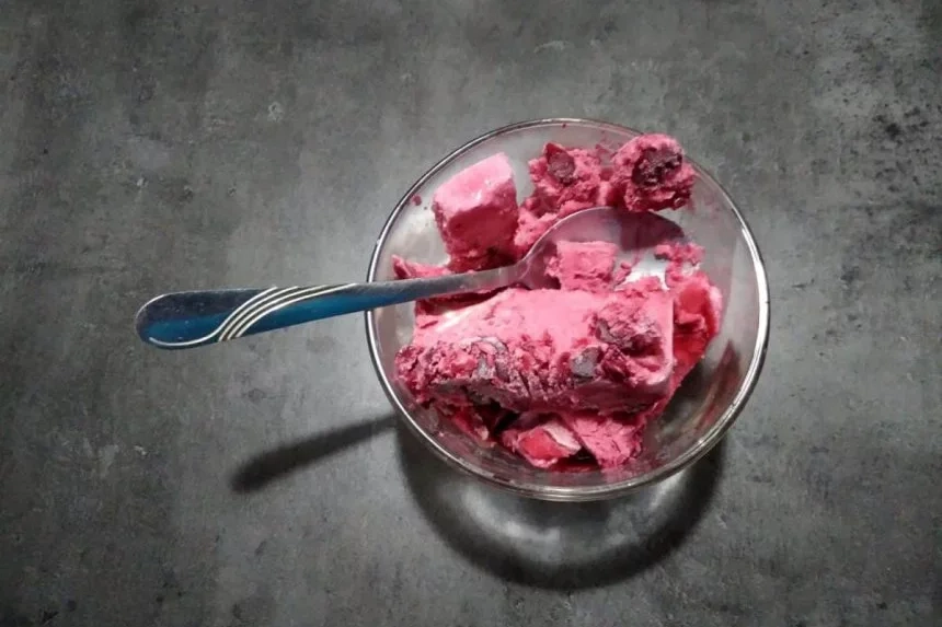 Receta de Helado de cerezas y lima