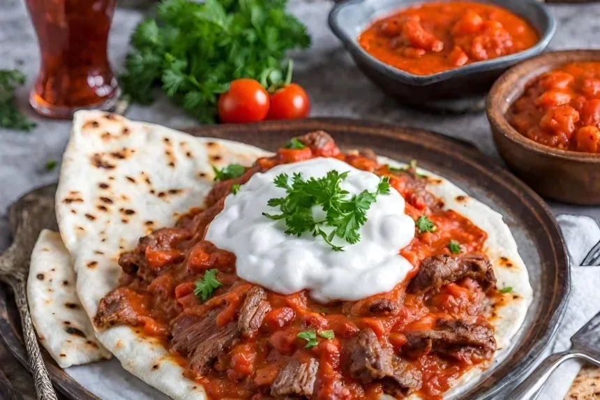 Receta de Iskender Kebab