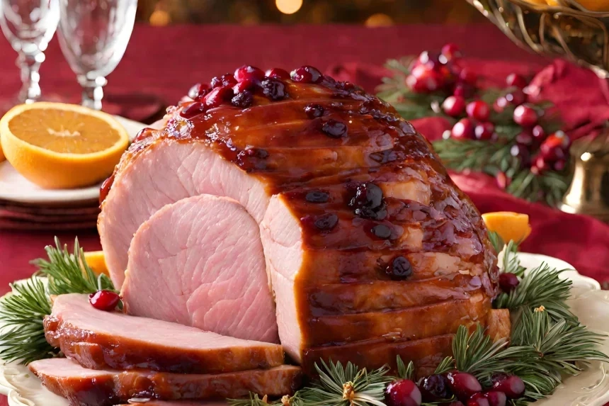 Recipe of Cranberry Orange Glazed Ham