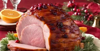 Recipe of Cranberry Orange Glazed Ham