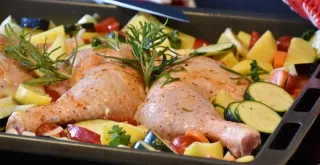 Recipe of Baked chicken ham.