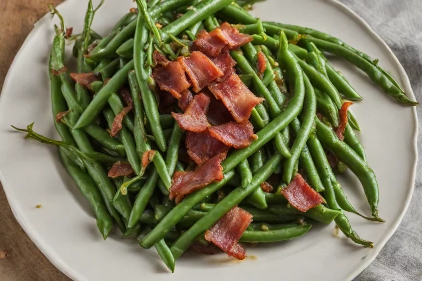 Receta de Judías verdes con bacon