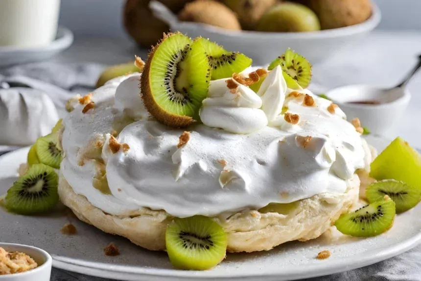 Receta de Kiwi Pavlova