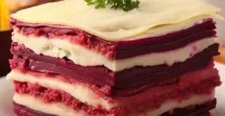 Recipe of Beetroot lasagna