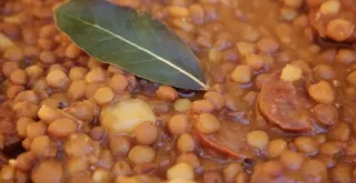 Recipe of Homemade lentils with sausage