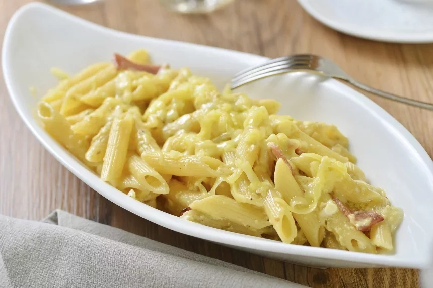 Receta de Macarrones con salsita en mambo