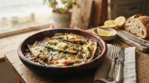 Machas a la parmesana: el aperitivo chileno de mariscos gratinados en su concha