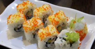 Receta de Maki sushi con mango