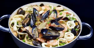 Recipe of Mussels in sauce.