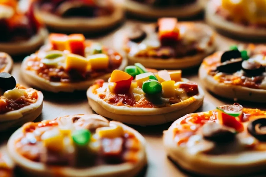 Receta de Mini pizzas vegetarianas rápidas