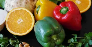 Recipe of Bell pepper with grilled egg