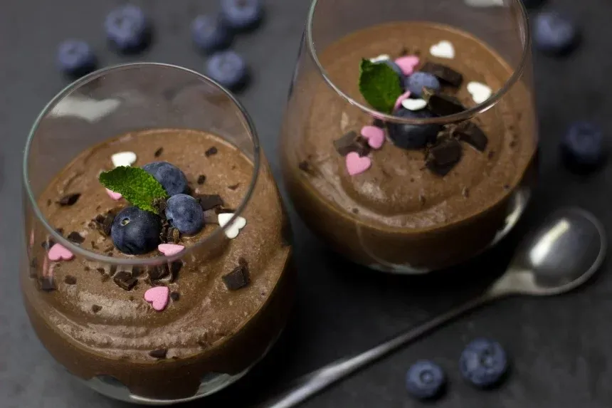 Recipe of Healthy chocolate mousse at monsieur cuisine connect.