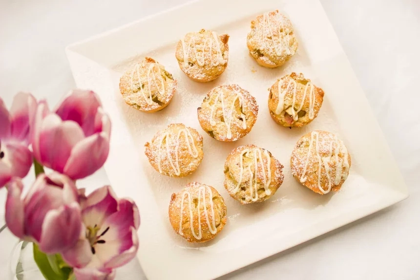 Receta de Muffins de salmóncosido y marinado.