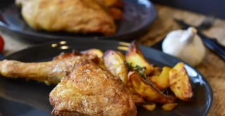 Receta de Muslos de pollo al horno al estilo casero