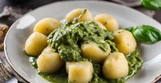 Receta de Ñoquis con Pesto