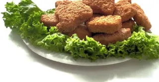 Recipe of Roasted chicken and vegetable nuggets