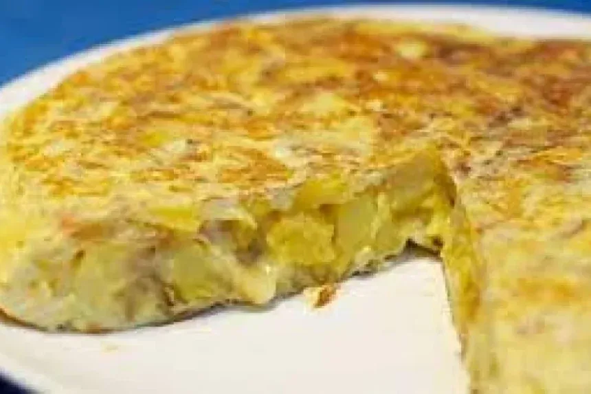 Receta de Omelette de papas y huevo