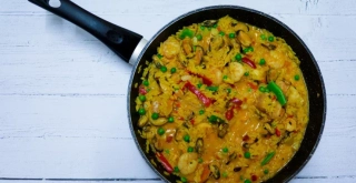 Receta de Paella de otoño.