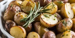 Recipe of Garlic Rosemary Roasted Potatoes