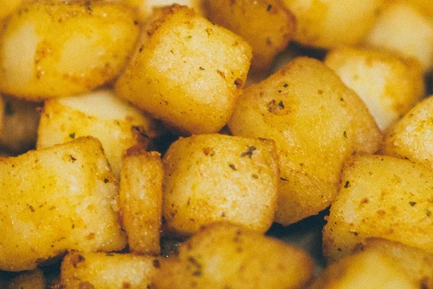 Recipe of Golden potatoes with leftover puree