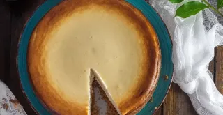 Recipe of Pie with an egg in a pan