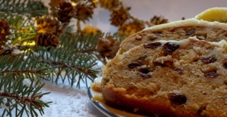 Receta de Pastel de fruta confitada al aroma de panettone “sin glúten “