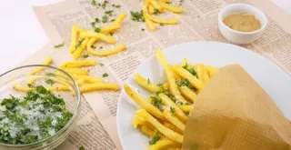 Recipe of French fries with Parmesan