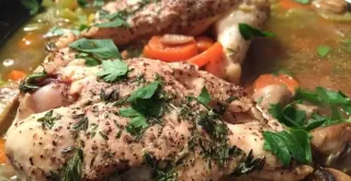 Recipe of Chicken breasts with coriander cream