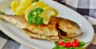 Recipe of Fried fish with chips mayo