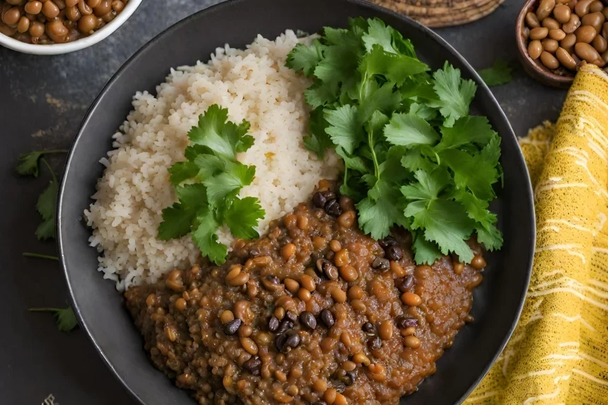 Receta de Plato de Sorgo y Arroz