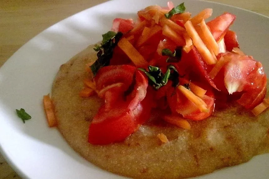 Receta de Polenta rellena de carne