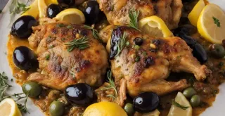 Recipe of Chicken with Preserved Lemons and Olives