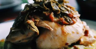 Recipe of Chicken with artichoke sauce