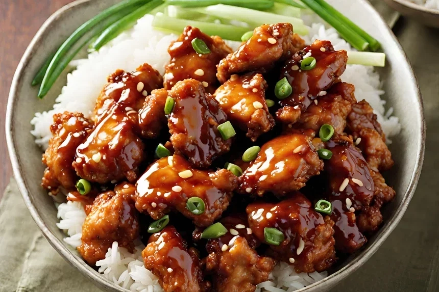 Receta de Pollo del General Tso