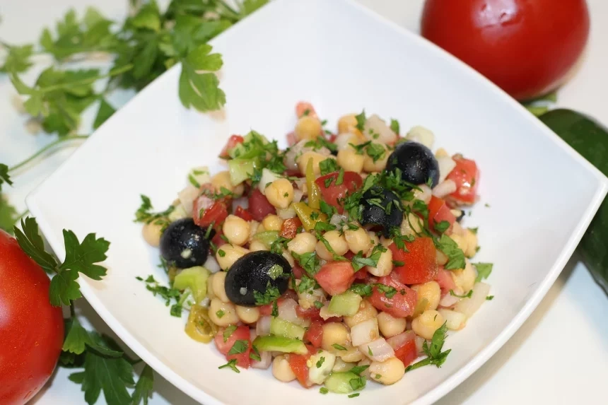 Recipe of Chickpea stew with pumpkin and trumpets of death.